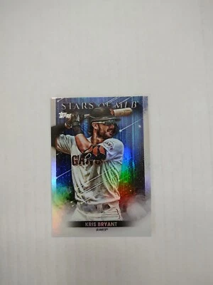 2022 Topps Series 1 - Stars of MLB #SMLB-27 Kris Bryant (PWE) - Image 1 of 2