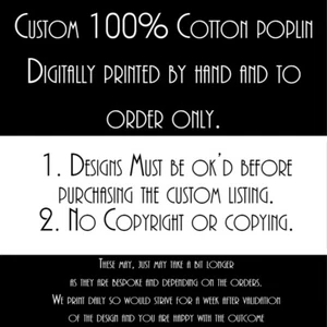 Your Images Made for Metres and Half Metres, Bespoke, 100% Cotton Poplin Fabric - Picture 1 of 3