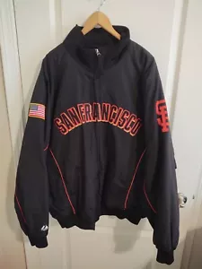 Vintage Majestic MLB San Francisco Giants Dugout Jacket Men’s Size XXL USA - Bild 1 von 7