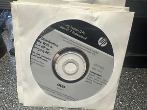 RETRO VINTAGE Microsoft Windows 7 Professional SP1 32-bit DVD HP DISC ONLY #5F - Picture 1 of 1