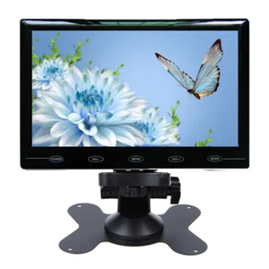 Portable Security Monitor Mini 9" LCD Screen AV/VGA/HDMI 1080P for Raspberry PI - Picture 1 of 13