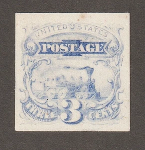 EDSROOM-17411 US 114 P3 Proof on India Paper Locomotive CV$45 - Picture 1 of 2