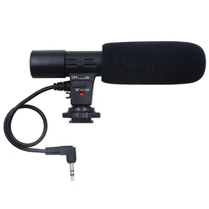 3.5mm DV Stereo Microphone Mic for Canon Camcorder LEGRIA HF G10 HF M41 HF S21 - Picture 1 of 3