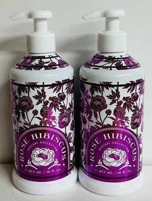 2-Pack Diggavi Collection ~ Hibiscus Rose Gentle Hand Soap 16 fl oz Each - Image 1 of 4