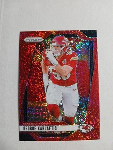 2024 Panini Prizm - George Karlaftis #142 Red Sparkle Prizm Ssp - Picture 1 of 2