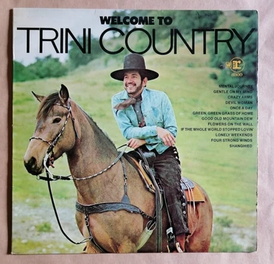TRINI LOPEZ : Welcome To Trini Country  LP 33T UK mono REPRISE RLP 6300 en VG+ - Photo 1/2