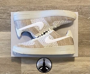 Nike Air Force 1 Flyknit 2.0 « Light Bone Khaki » IB7675-001 homme taille 10,5 - Photo 1 sur 12