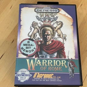 Sega Genesis Guerriero di Roma CIB manuale testato come nuovo - Foto 1 di 15