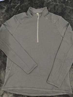 Lululemon Waffle-Knit Half Zip Size: Large Color: Black LM3EX7S 🍋 - Image 1 of 4