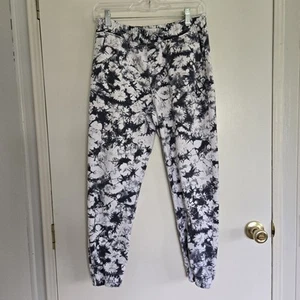 Volcom Black and White Tie-Dye Joggers Boys L - Picture 1 of 12