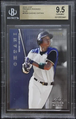 Hoja Premier Rookies 2018 #PR04 SHOHEI OHTANI ROOKIE RC AZUL/50 BGS 9,5 GEMA Foto 1 de 2