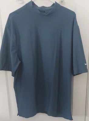 Nike Golf Mens Mock Neck Short Sleeve Shirt Size XL  - Image 1 of 3