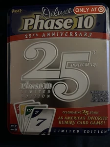 NUOVO gioco vintage 2005 Fundex Deluxe Phase 10 25° anniversario America’s Rummy - Foto 1 di 6