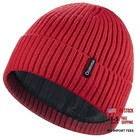Beanie for Men Women Warm Winter Knit Cuffed Soft Ski Hats Unisex One Size Red