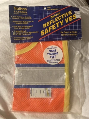 Nuevo Nathan Deluxe Cross Trainer, Chaleco de Seguridad Reflectante Seguridad OSFA Foto 1 de 4