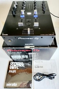 Pioneer DJM-S3 2 Channel Serato DJ Mixer w/ Box & Manual in Great Work Condition - Picture 1 of 11