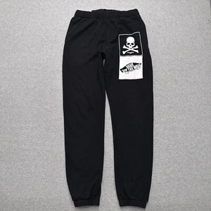 Mastermind Japan x Vans Men’s Black Cotton Jogger Pants Size S Pockets Casual - Picture 1 of 11
