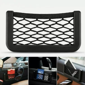 Car Accessories Body Edge Elastic Net Storage Phone Holder Trim Black - Picture 1 of 12
