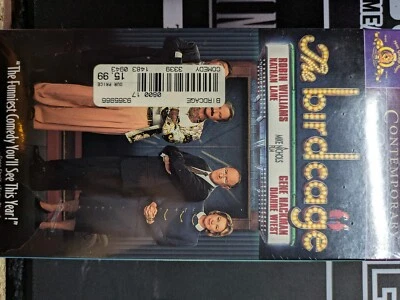 The Birdcage - Robin Williams. FACTORY SEALED VHS - Watermarks  - Image 1 of 4