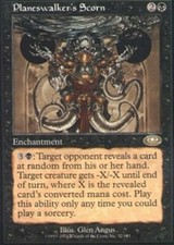 1x Planeswalker's Scorn LP, English MTG Planeshift