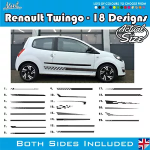 Renault Twingo Sport Stripes Decals Stickers Graphics CHOOSE FROM 18 DESIGNS - Picture 1 of 4
