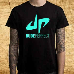 Dude Perfect Famous Vlogger Men's Black T-Shirt Size S-5XL - Picture 1 of 1
