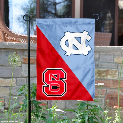 North Carolina State Wolfpack House Divided Garden Flag and Yard Banner Cover