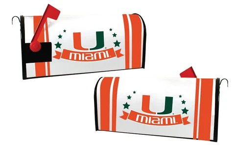 MIAMI HURRICANES MAGNETIC MAILBOX COVER Cover