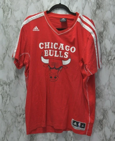Short Sleeve Derrick Rose Jersey Chicago Bulls #1 Original Adidas Red  XL TShirt Cover