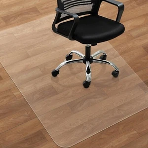 Bürostuhl Unterlage 120x150cm Bodenschutzmatte rutschfest transparent für Har... - Bild 1 von 2