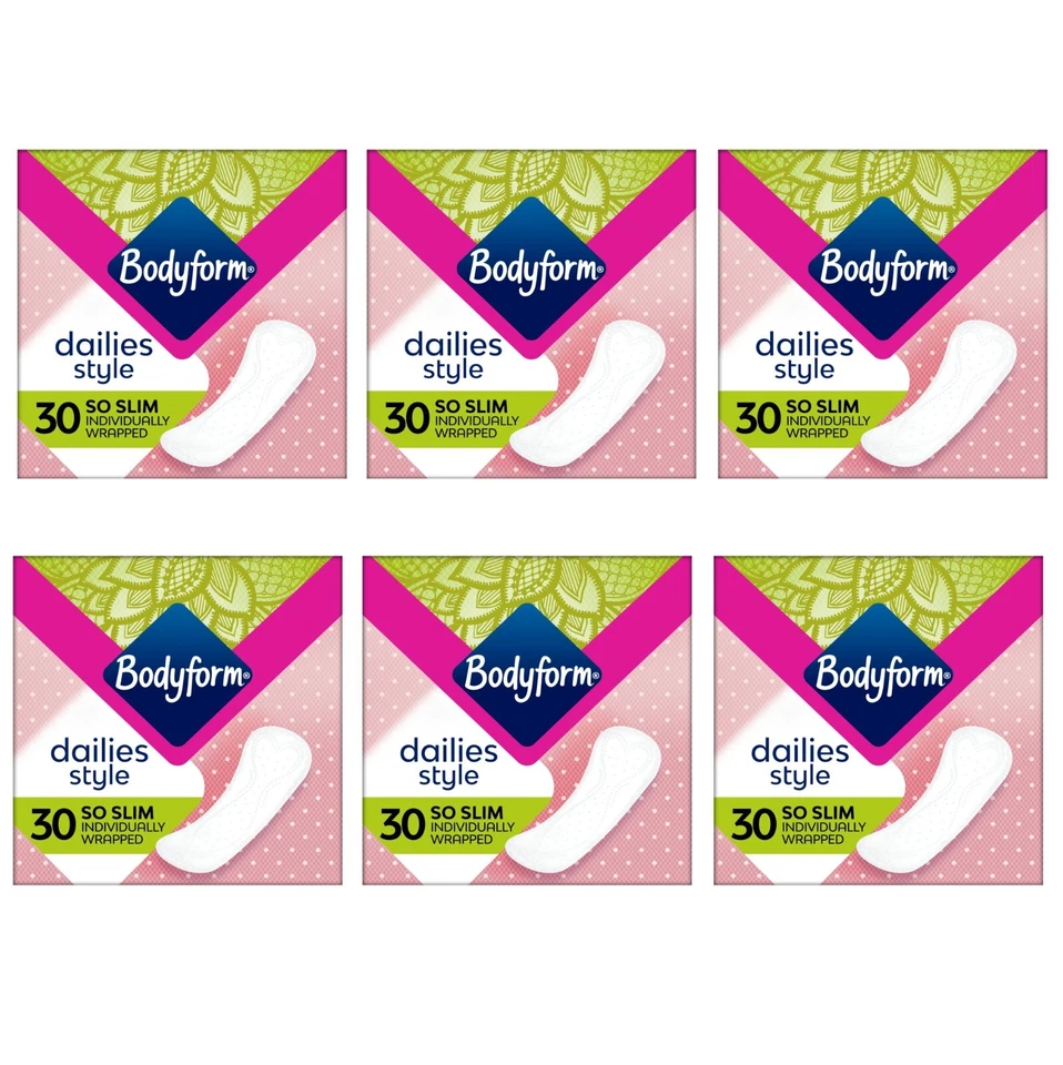 Bodyform Dailies So Slim Slipeinlagen 30 pro Packung 6 Stück