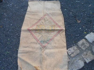 St Freres Jute Canvas Tasche Miettasche Höhe 1m20 Breite 70 cm - Bild 1 von 3