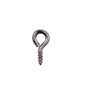 Stainless Steel 10 Eye Pins Screws Loop Hoop Craft Supply Bulk Lot Set Gunmetal - Picture 1 of 1