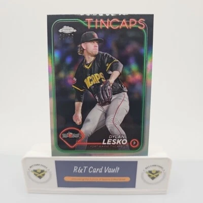 Dylan Lesko 2024 Topps Pro Debut Chrome /99 Refractor #PDC-139 Padres - Image 1 of 2