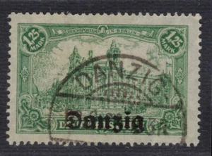 Danzig 9 b schön gestempelt geprüft bläulichgrün sehr gut zentriert (23564) - Picture 1 of 3