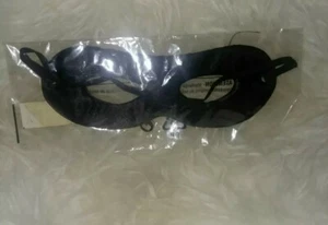 Nuova maschera occhi aperti Blask Halloween travestimento bambini tinta unita nera - Foto 1 di 2