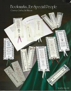 Marcadores para personas especiales - folleto de instrucciones de punto de cruz - Imagen 1 de 1