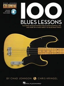 100 Blues Lessons - Bass Guitar Goldmine Series Book with Tablature 000131002 - Picture 1 of 1