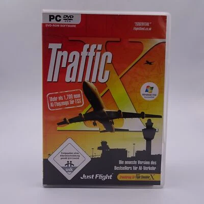 Traffic X PC Spiel Game Microsoft Flight Simulator X Add on Al Verkehr - Bild 1 von 3