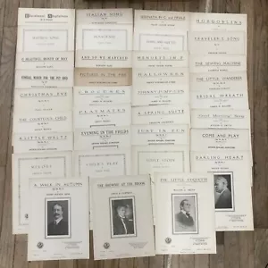 Gran Lote 35 PIEZAS DE PIANO Estudiantes Grado 2-A Sociedad de Publicaciones de Arte de colección - Imagen 1 de 5