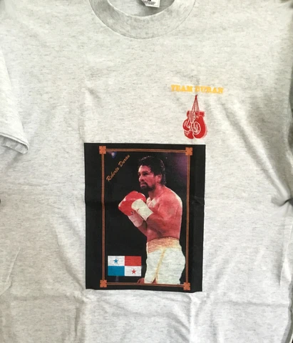 XL Team Roberto Duran Boxing Fight Classic Gray T-Shirt, Brand New Never Worn Cover