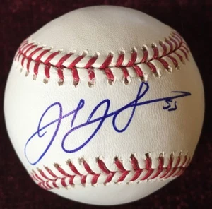 JOSH JOHNSON AUTOGRAPHED SIGNED AUTO MLB BASEBALL FLORIDA MARLINS BLUE JAYS - Picture 1 of 4