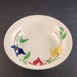 Southern Potteries Blue Ridge Carnival Design Hand Painted 9¼" Vegetable Bowl - Picture 1 of 9