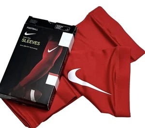 Nike Pro Dri Fit rot Kompression Fußballarm Ärmel NFS44688LX Größe L/XL Neu - Bild 1 von 24