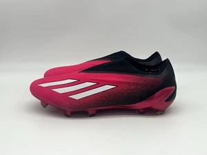 Scarpe da calcio Adidas X Speedportal+ FG senza lacci da uomo taglia 11 rosa GZ5126 - Foto 1 di 12