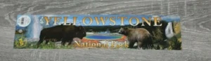 YELLOWSTONE National Park Bumper Sticker Decal 11" X 2 3/4" - Picture 1 of 3