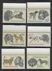 CZECHOSLOVAKIA 1973 DOGS SET (6) MNH. SG. 2116 - 2121.  (4963)