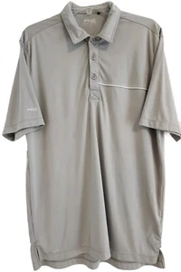 Camisa Polo de Golf PING Sensor Gris Fresco Blanco Logo Para Hombre Talla Grande - Imagen 1 de 6