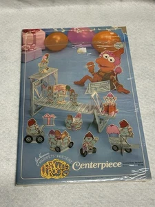 Vintage 1983 Hallmark Muppets Fraggle Rock Geburtstag Party Papier Herzstück Neu - Bild 1 von 8