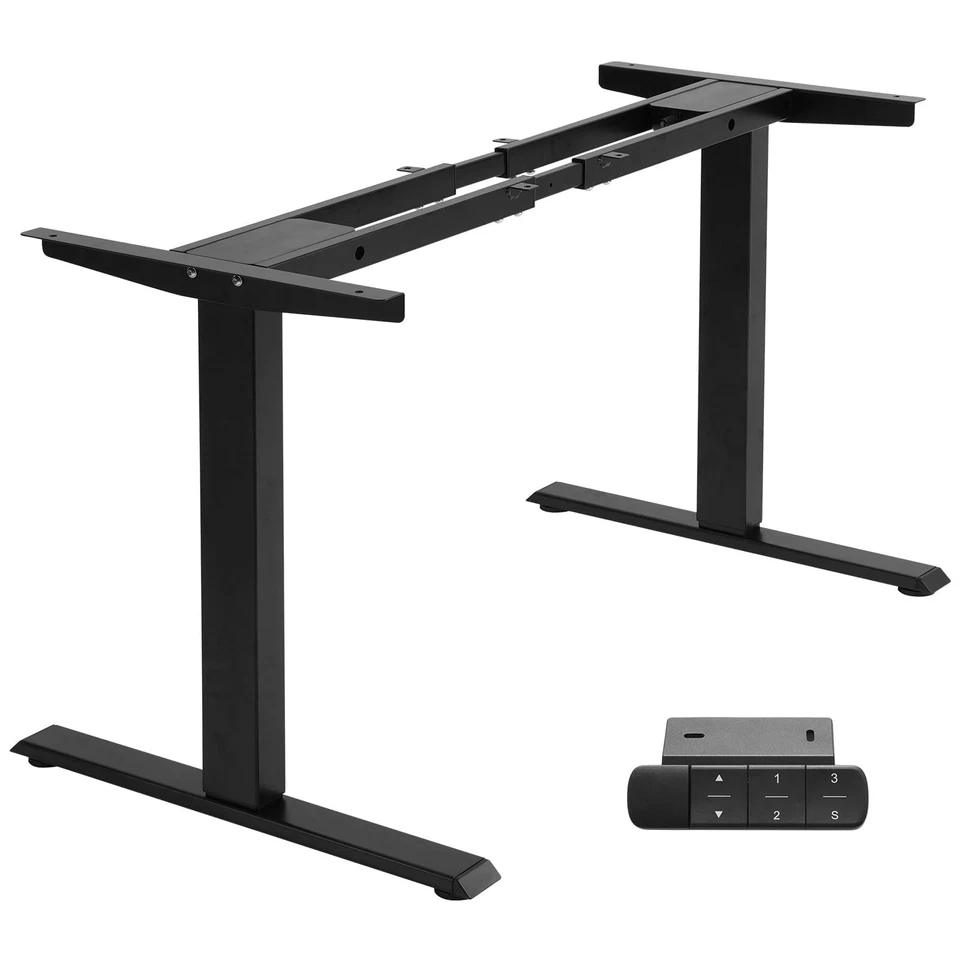 TOPSKY DF02.01 Dual Motor Electric Adjustable Standing Desk Black Frame ONLY